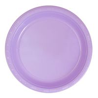 Hanna K. Signature Collection 50 Count Plastic Plate, 9-Inch, Hydrangea