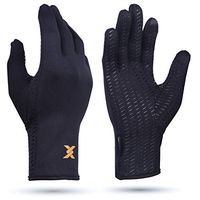 Thx4COPPER Infused Compression Winter Thermal Gloves, Touch Screen Full Finger Warm Glove for Writing, Texting, Cycling, Running, Carpal Tunnel–Anti-Slip Windproof for Women/Men