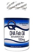 DHA Fish Oil (Emulsified Dry) 100mg 100 Capsules ^GLS