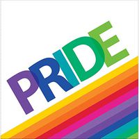 Rainbow Pride Luncheon Napkins 48 Count - Can Mix and Match with Many Solid Color Items to Create That one of a Kind Party.