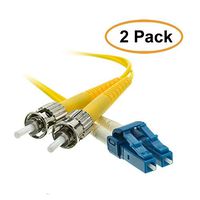 ACL 26.24 Feet (8 Meter) LC to ST, Fiber Optic Cable, Singlemode, Duplex, 9/125, 2 Pack