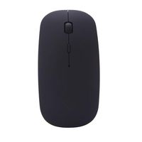 AcisuHu Portable Office Wireless Mouse,[Ergonomic Comfort] [Ultra-Thin] for Desktop, MacBook, Notebook, PC, Laptop, Computer Multi-Color Optional (1pc, Black1)