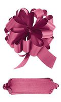 Double Sided Satin Pull Bows in Burgundy Finish 5½W x 20 Loops - Pack of 50