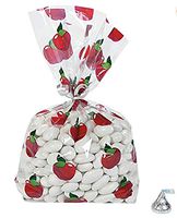 Fall Apple Cellophane Bags (2 Dozen)