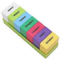 Weekly Pill Tablet Sorter Box 7 Day 28-Cell Medicine Storage Holder Container