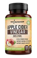 Organic Apple Cider Vinegar Capsules - High Potency, 100% Pure, Raw with Mother - 120 Capsules