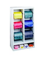 FEI 10-5100 Exercise Band and Tubing Storage Racks, Vertical Dispenser with Shelf, Core Only, 5 Roll