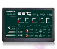 Lamptron HM070 Portable Hardware Monitoring Display for AIDA64 with 7" IPS Screen and HDMI