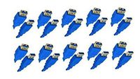 6 Feet USB 3.0 A Male to A Female Extension Cable Blue 10pcs