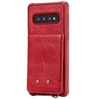 Samsung Galaxy S8 Plus S8+ Anti Fall Commercial Flip Case Leather Cover Cell Phone Cover Extra-Protective Business Card Holders Kickstand