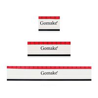 Gomake Block Squeegee with Soft Rubber Edge and Slim Microfiber Wrapped Edge, Include 3PCS in Different Size for Vinyl Wrap Decal and Window Tint Film Installing, Mirror and Window Glass Cleaning