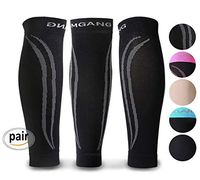 Calf Compression Sleeve, 1 Pair Unisex, Strong Calf Support 20-30mmHg, Best for Calf Pain & Swelling Relief, Shin Splint, Varicose Veins, Muscle Recovery, Travel, Nursing, Running, Cycling, Black XXL