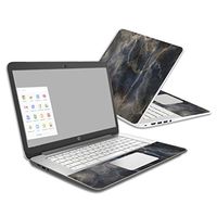 MightySkins Skin Compatible with HP Chromebook 14 (2014) - Stormy Marble | Protective, Durable, and Unique Vinyl Decal wrap Cover | Easy to Apply, Remove, and Change Styles | Made in The USA