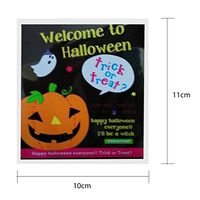 Elevin(TM) 2017 Halloween Candy Bags, 100 pcs Happy Halloween Children Kid Candy Bag Snack Packet Gift Candy Boxes Bags Anniversary Party Home Decor (A)