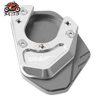 Frames & Fittings Motorcycle Accessories for KTM 125 200 390 Duke 690 enduoR SMC 950 990 ADV RC125 Kickstand Side Stand Enlarge Foot Pad Extension - (Color: Gray Sliver)