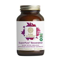 Pure Synergy SuperPure Resveratrol (60 Capsules) w/Trans Resveratrol for Healthy Aging