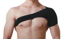 Owfeel 1PC Neoprene Single Shoulder Support Brace Wrap Unisex Black