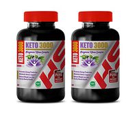 Fat Burner Fat Burner for Men - EXOGENOUS Ketone Complex - Keto 3000 MG - Non GMO - Keto Boost Fat Loss and Energy - 2 Bottles 120 Capsules