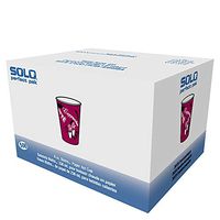 Solo OF8BI-0041 8 oz Bistro SSP Paper Hot Cup (Case of 500)