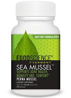 FoodScience of Vermont Sea Mussel, Green-Lipped Mussel Joint Supplement Capsules, 180 Count