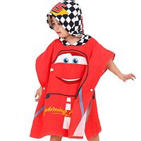 Rulercosplay Cartoon Bath Towl for Child - Pure Cotton Bath Towl 24''x 47'' (Red-Flash)