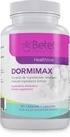 Dormimax Capsules by Betel Natural - Natural Sleep Aid with Melatonin - 90 Caps