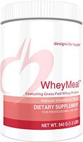 Designs for Health WheyMeal - Strawberry Grass Fed Whey Protein Powder with 16g Protein (15 Servings / 540g)