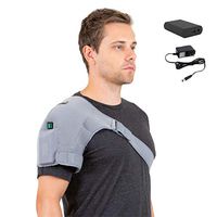 [Portable Battery] Venture Heat Infrared Shoulder Heating Pad for Pain Relief Recovery - Heated Wrap Brace for Rotator Cuff Injury, Dislocated Joint, Labral Tear, Arthritis