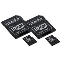 Samsung SCH-U350 Smooth Cell Phone Memory Card 2 x 4GB microSDHC Memory Card with SD Adapter (2 Pack)