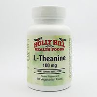Holly Hill Health Foods, L-Theanine 100 MG (Hepls Support Relaxation*), 60 Vegetarian Capsules