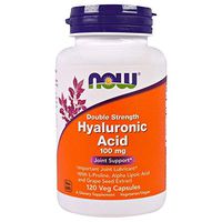 Now Foods - Hyaluronic Acid 100 mg - 120 Veg Capsule (Pack of 4)