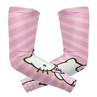 Hello Kitty with Pink Dress Arm Sleeve - UV Protection Cooling Compression Sun Sleeves for Men & Women for Running, Cycling,Baseball, Basketball, Golf