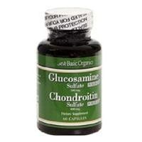 Glucosamine Chondroitin 500/400 Basic Organics 60 Caps
