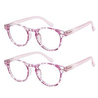 OCCI CHIARI 2 Pack Fashion Reading Glasses Prescription Reader Eyewear 100 125 150 175 200 225 250 300 350 400 500 600(2.75)