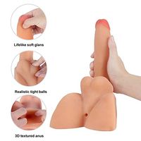 Silicone-Dîldɔ Realistic with Strong Suction Cup Female Relax Massage for Women Soft Big Huge Size, Support Turn 360 Degrees (9 inch)