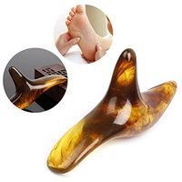 BKID Resin Feet Massager, Thai Reflexology Foot Massage Tool, Body Beauty Massager Thumb Saver Massager Trigger Point Massage