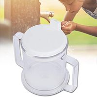 Meiyya Water Cup, Double Handle Mug Lightweight Water Drinking Cup Spill-Proof Cup for Children Elderly for Home,Travel,Camping