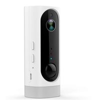 Wireless Battery Surveillance Camera, Farsler HD Low Power Rechargeable Battery Powered Indoor Network Security Camera with True Detect PIR Heat/Motion Sensor & SD Socket