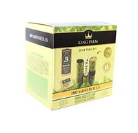 Organic Pre Rolls, Tobacco & Chemical Free, Super Slow Burning, 100% Real Palm Leaf, Just Fill It (Bulk Mini x180)