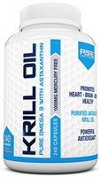 Krill Oil 1000mg with Astaxanthin 240 Caps Omega 3 6 9 - EPA DHA - 100% Purified, Mercury Free and Wild Caught - Non GMO - Gluten Free - Pure Krill Oil - Mega Dose Phospholipids
