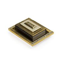 Quest Collection White and Gold Bridal Matchbox Set