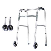 LIBWX Old Man Walker Four-Legged Walker Pulley/No Pulley Assisted Walker Four-Legged Walking Stick,B#