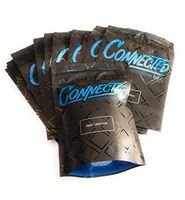 28gram Connected Mylar Bags, Premium/Heat Seal/Smell Proof/Child Proof/Resealable Zipper Storage Bags (25)