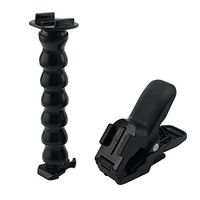 Abankey Generic Jaws Flex Clamp Mount + Adjustable Neck for Gopro Hero3+ /3/2 Accessories