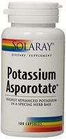 Solaray Potassium Asporotate Supplement, 99 mg, 100 Count