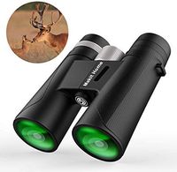 Binoculars for Adults, Compact HD Binocular Bak4 Roof Prism 12x42 for Bird Watching, Low Light Night Vision, High Powered Waterproof Fogproof for Hunting Camping Wildlife Sport View Concerts Best 2019