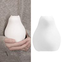 Healifty Cute Winter Water Bags Portable Warm Water Bag (White)