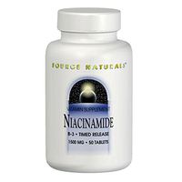 Source Naturals Niacinamide B-3, 1500 mg Dietary Supplement - 50 Tablets