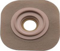 Hollister New Image Pre-Sized Convex Flextend Skin Barrier with Floating Flange and without Tape 7/8" Stoma Opening Square Shape (Box of 5 Each)