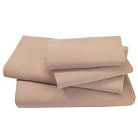 1800 COMFORT SUPER SOFT VIVID BED SHEET SET FLAT FITTED DEEP POCKET SHEETS 4PC/Cream /Full
